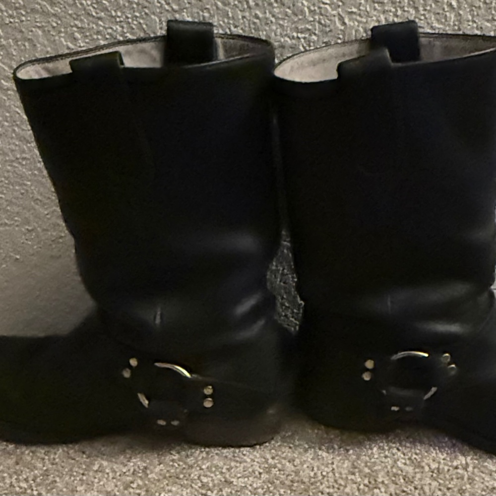 Black Harness Boots